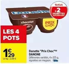 Danone - Danette "prix Choc"