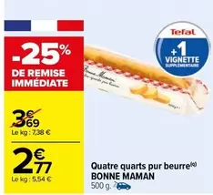 Bonne maman - Quatre Quarts Pur Beurre