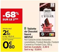 Nestlé - Tablette De Chocolat Fourré