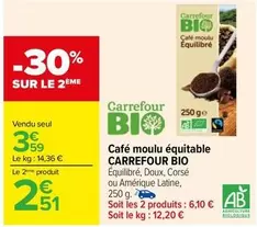 Carrefour - Bio Café Moulu Équitable