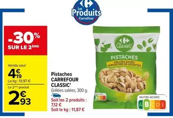 Carrefour - Pistaches Classic'