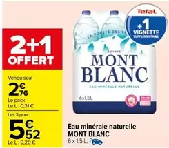 Mont blanc - Eau Minerale Naturelle