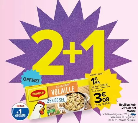 Maggi - Bouillon Kub 25% De Sel