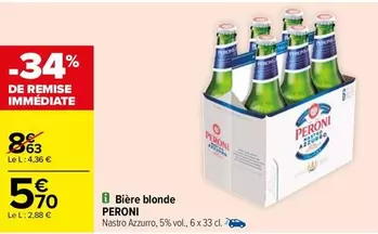 Peroni - Bière Blonde