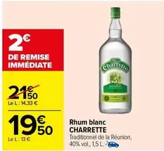 Charrette - Rhum Blanc