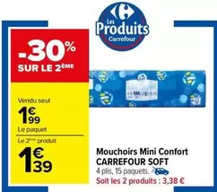 Carrefour - Mouchoirs Mini Confort Soft