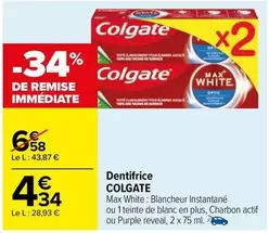 Colgate - Dentifrice