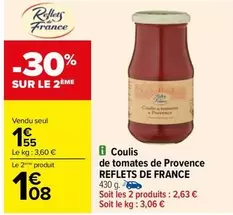 Reflets de France - Coulis De Tomates De Provence