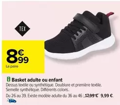 Tex - Basket Adulte Ou Enfant