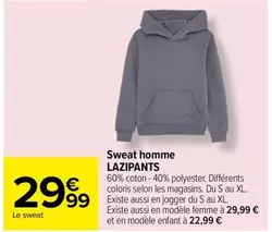 Lazipants - Sweat Homme