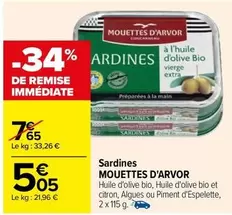 Mouettes D'arvor - Sardines