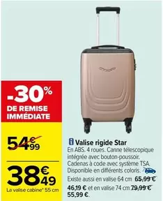 Star - Valise Rigide offre à 38,49€ sur Carrefour Market