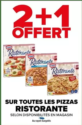 Ristorante - Sur Toutes Les Pizzas