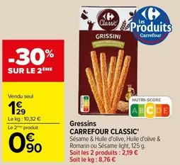 Carrefour - Gressins Classic