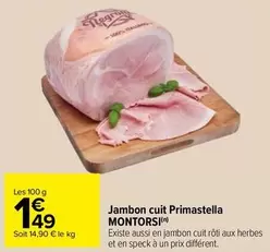 Montorsi - Jambon Cuit Primastella