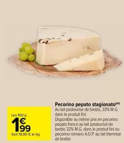 Pecorino Pepato Stagionato