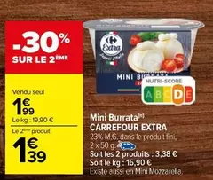 carrefour - mini burrata