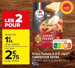 Carrefour - Grana Padano A.o.p. Râpé