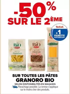 Tefal - Granoro Bio - Sur Toutes Les Pates