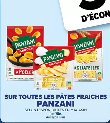 Panzani - Sur Toutes Les Pates Fraiches