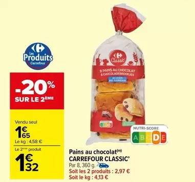 Carrefour - Pains Au Chocolat Classic