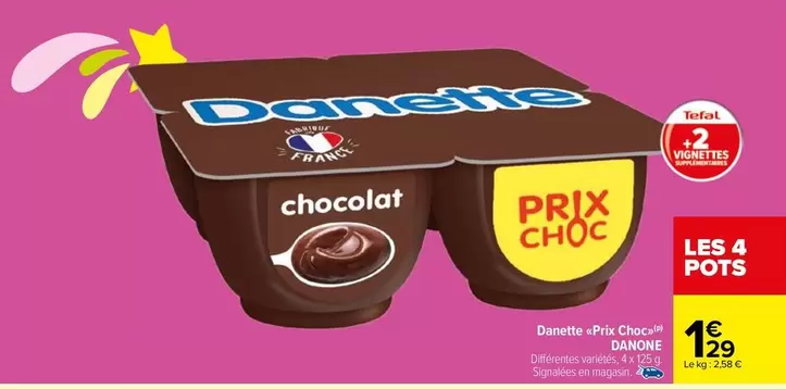 Danone - Danette "Prix Chocolat