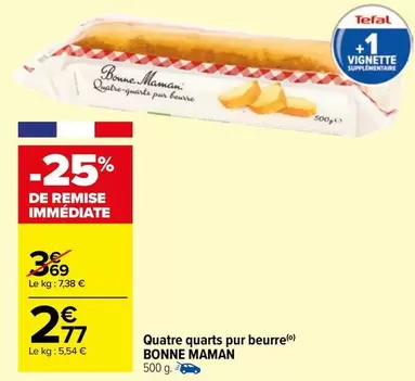 bonne maman - quatre quarts pur beurre