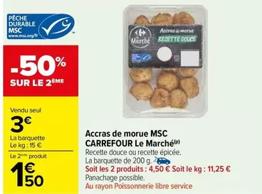 Carrefour - Accras De Morue Msc Le Marché