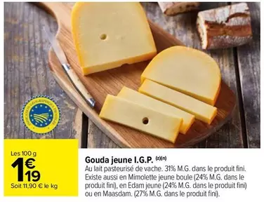 gouda jeune i.g.p.