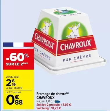 chavroux - fromage de chèvre