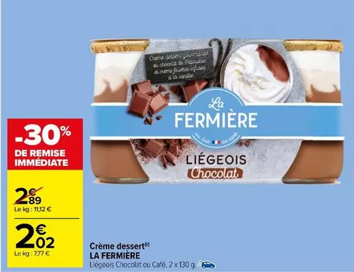 La Fermiere - Crème Dessert