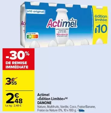 Danone - Actimel édition Limitée»>