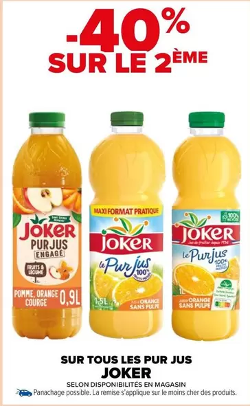 joker - sur tous les pur jus