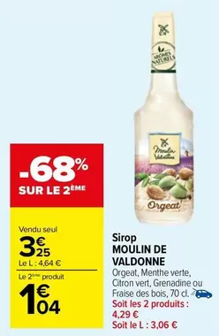 moulin de valdonne - sirop