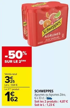 Schweppes - Agrumes Ou Agrumes Zéro