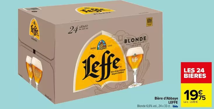 leffe - bière d'abbaye