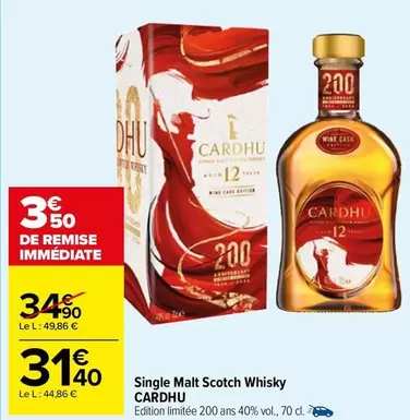 Cardhu - Single Malt Scotch Whisky