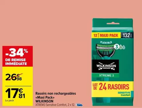 Wilkinson - Rasoirs Non Rechargeables maxi Pack