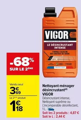 Vigor - Nettoyant Ménager Désincrustant