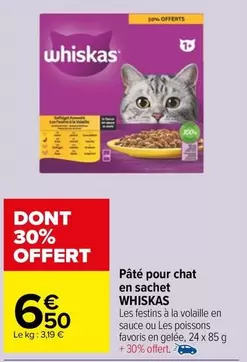 whiskas - pâté pour chat en sachet