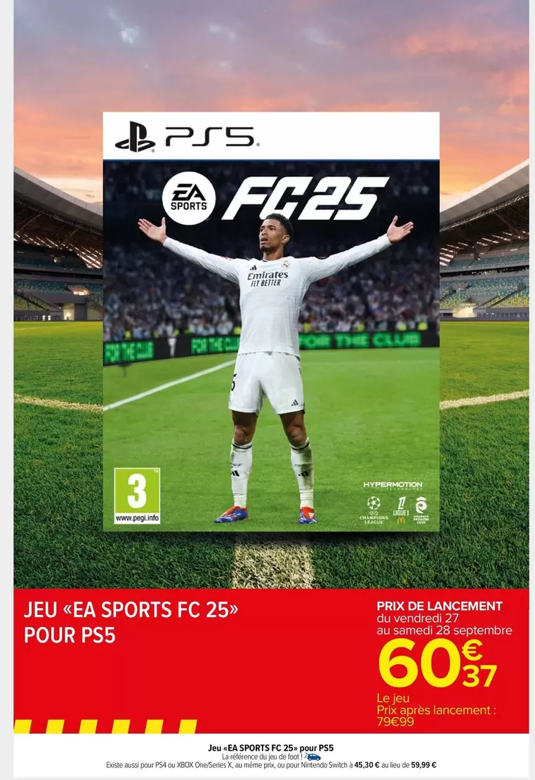 Nintendo - Jeu + Gea Sports Fc 25 Pour Ps5