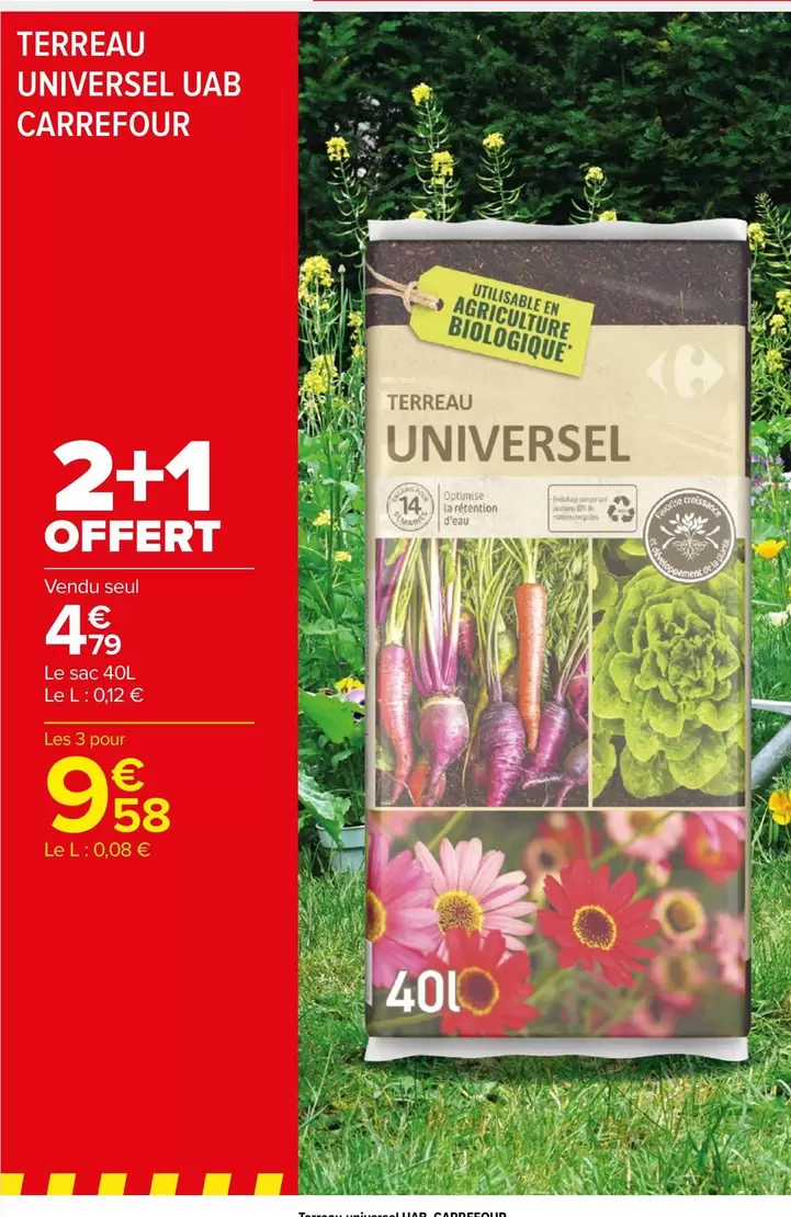 carrefour - terreau universel uab