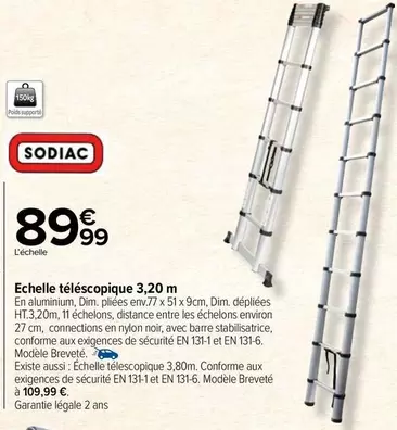 Dim - Sodiac - Echelle Télécopique 3.2o M