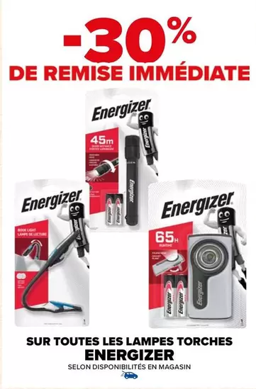 energizer - sur toutes les lampes torches