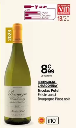 nicolas potel - bourgogne chardonnay