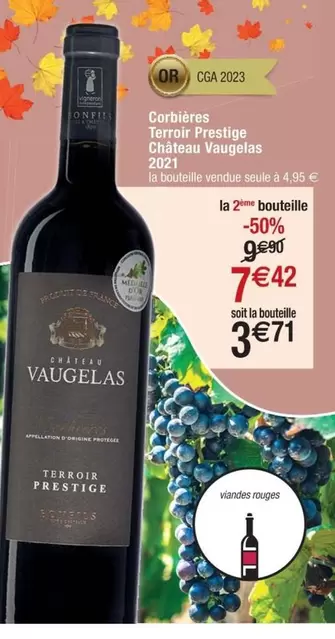 Vaugelas - Château  - Corbiers Terroir Prestige