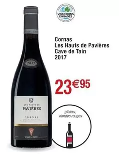 Cornas Les Hauts De Pavières Cave De Tain 2017