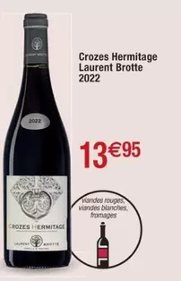 Crozes Hermitage Laurent Brotte 2022