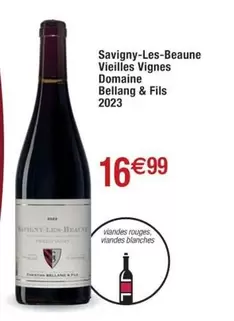 Savigny-Les-Beaune Vieilles Vignes - Domaine Belling & Fils : Un vin d'exception à découvrir