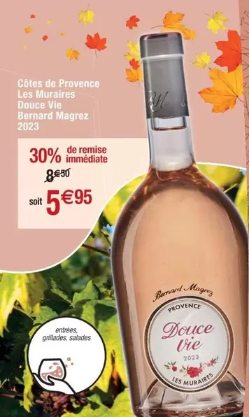 Bernard Magrez - Domaine De La Grapres - Côtes De Provence Les Miuraires : Vin Aromatique et Élégant